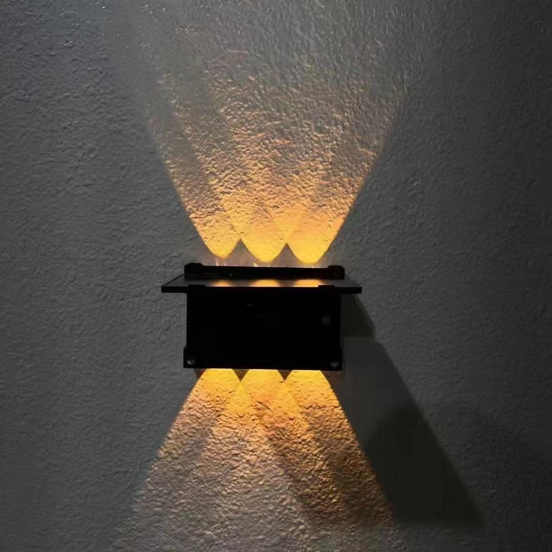 Im Freien solarbetriebene Wand-Fernbedienung, Straßenlaterne, Solarlampen, dunkle Sensation, Veranda, Straße, Garage, Garten, 3 Bewegungsmodi