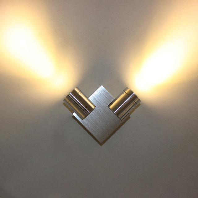 LED-Wandleuchte zur Wandmontage, 2 W, 4 W, Eck-Treppenleuchte für Innenraumdekoration