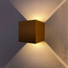 Up And Down Wandleuchte 12W Wasserdichter Outdoor-Garten Ip65 LED-Licht Gebürstetes Gold Silber Grau