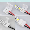 Doppelter LED-Streifen-Anschluss, 2-polig, 10 mm, mit kabelloser Verbindung, kein Löten/Schweißen erforderlich, für 5050/5630 LED-Streifen