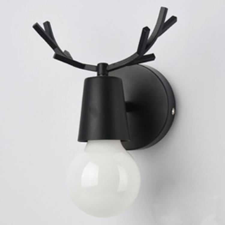Nordic einstellbare LED Wand Lichter bunte cartoon Deer Antlers schlafzimmer lese leuchte wand montiert kinder zimmer beleuchtung E27