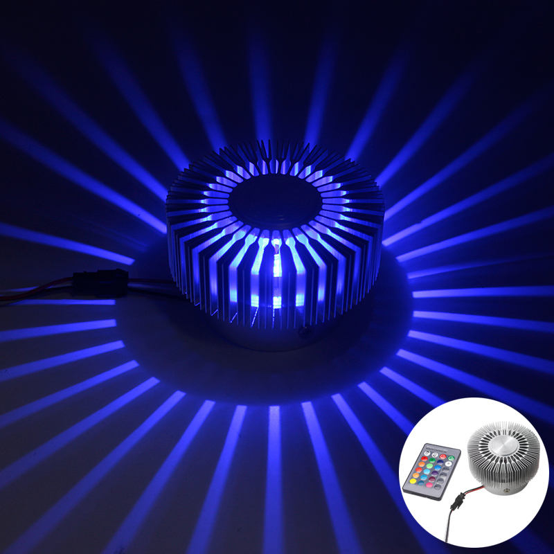 Moderne 3W LED RGB Wandleuchte Aluminium LED Beleuchtung Wandleuchte AC85-265V Hochwertige Wandleuchte