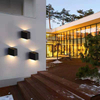 2023 Neue COB-LED-Wandlampe 6W 12W wasserdichte Outdoor-Gartenbeleuchtung nach oben und unten zum Fabrikpreis