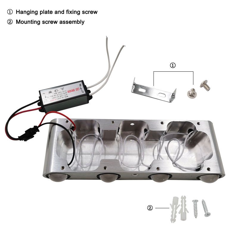 Moderne AC85-265v 8w LED Wandleuchte Aluminium Schlafzimmer Leseraum Badezimmer Toilette Dekoration LED Innenbeleuchtung