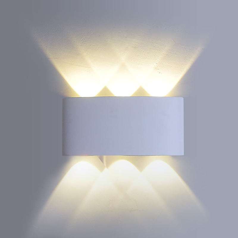 Hagood weiße 6-W-LED-Wandleuchte, bessere wasserdichte Gartenleuchte für den Außenbereich
