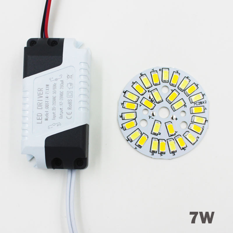 3W 5W 7W 9W 12W 18W SMD5730 Warm/Kaltweiß Kombiniertes Farbpanel + segmentierte Steuerung LED-Treiber-Netzteil für Downlight