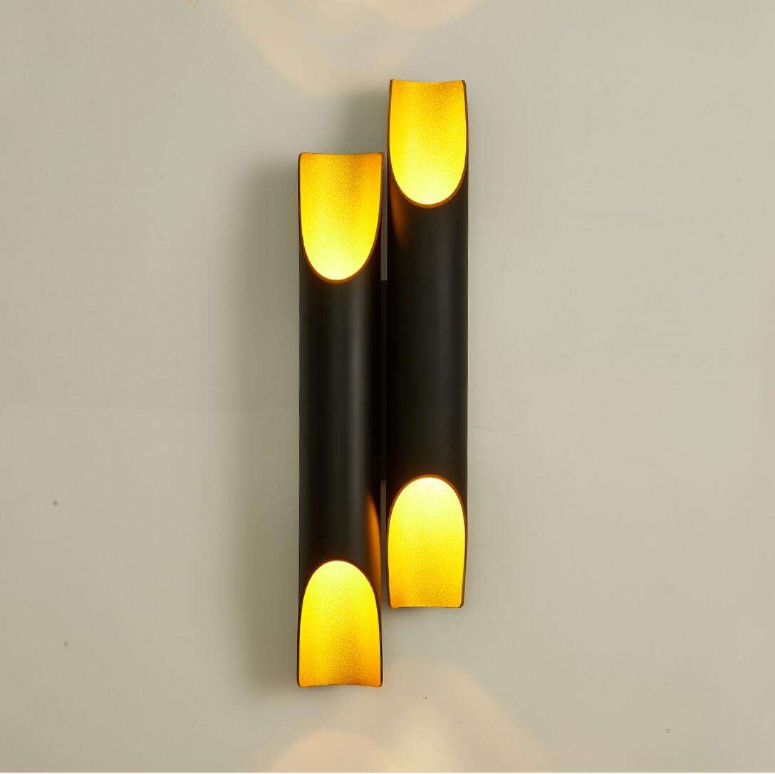 Bunte LED-Wandleuchte, dekorativ, Rabattpreis, chinesischer japanischer Stil, asiatischer Bambus, Izakaya, Decorateur, Loft, Schlafzimmer im Freien