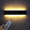 Moderne, minimalistische, dimmbare Aluminium-Wandspot, 2,4 G RF-Fernbedienung, Nachttischleuchte, Badezimmer, intelligente LED-Wandleuchte