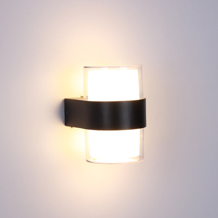 Neue Runde 6W Acryl Wasserdichte Led Wand Lampe Garten Außen Dekoration Haus Tür Beleuchtung Wandleuchte