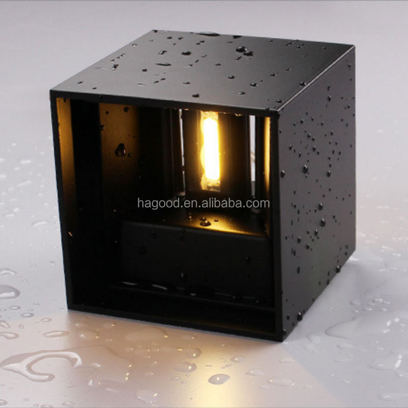 6W 12W wasserdichte, verstellbare LED-Wandleuchten, Wand-Außenbeleuchtung, Garten-Wandleuchte