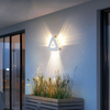 Moderne minimalistische dreieckige LED-Wandleuchten im nordischen Stil, Außenwandleuchten für Wohnzimmer, 12 W, AC85-265 V, einfache, ausgefallene Beleuchtung