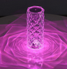 Fernbedienung Atmosphäre Rose Kristall Lampe USB Aufladen Wohnzimmer Schlafzimmer Kleine Tischlampe Neue 360 ​​Grad Geburtstagsgeschenk Led Tischlampe