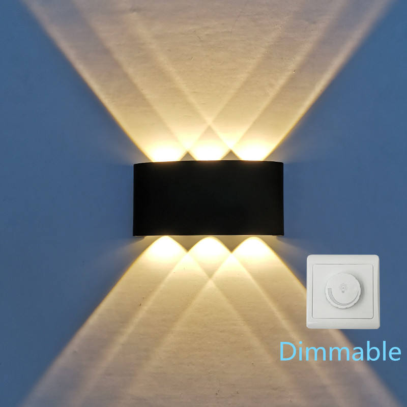 Led Wandleuchte Innen Aluminium Dekoration Innenbeleuchtung Oben Und Unten Wasserdichte Wandleuchte Outdoor Garten Wandleuchte