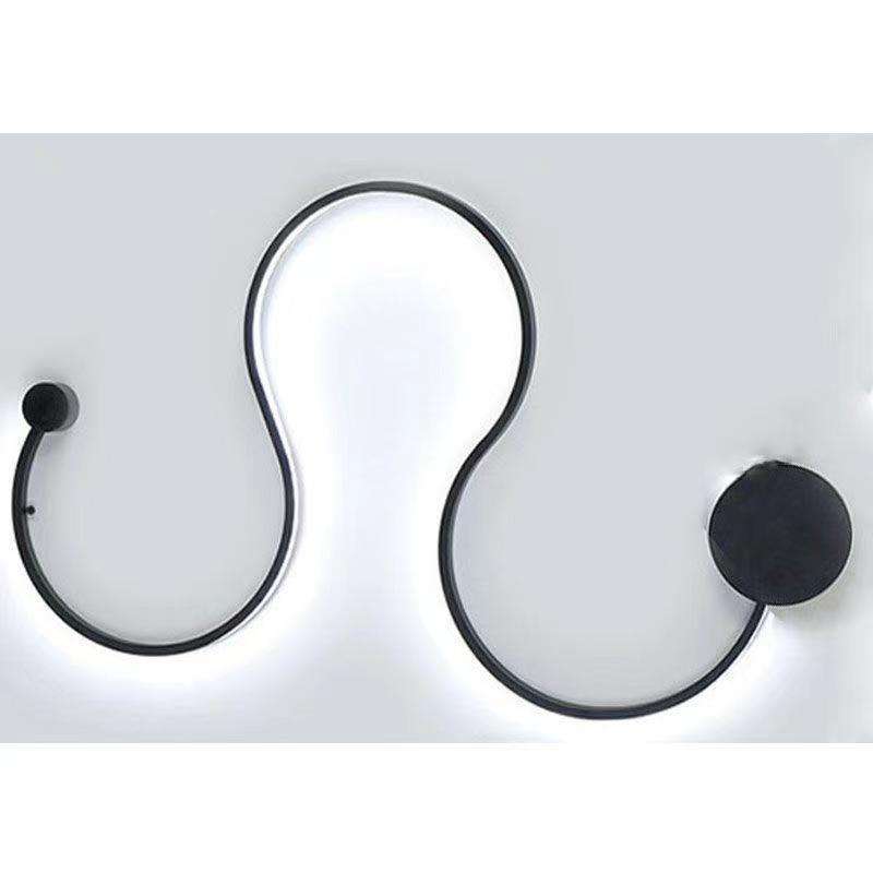 Postmoderne minimalistische Wandleuchte Nordic kreative LED-Schlafzimmer-Nachttischdekoration Wandleuchte Wohnzimmer Flur Ganglampen