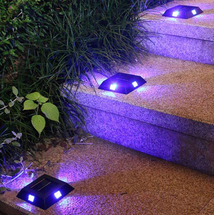 Hause Solar Garten Rasen Licht Im Freien Wasserdichte IP65 Villa Hof Landschaft Licht Bunte Boden Lampe Für Straße Weg