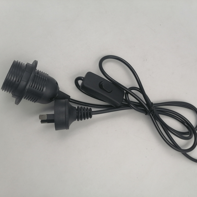 AU-Stecker, 1,8 m langes Netzkabel 303, Ein-Aus-Netzkabel für LED-Lampe mit Knopfschalter, Kabelverlängerung