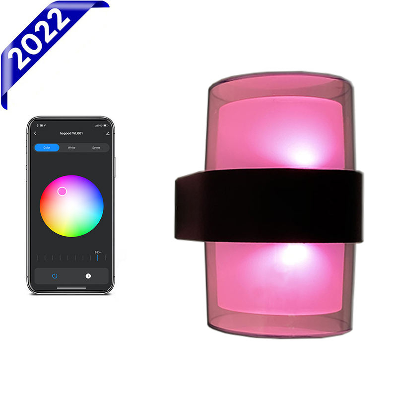 Moderne Indoor-LED-Wandleuchte Tuya APP Dimmen RGB/Fernbedienung Gartenlampe Wasserdicht IP65 Außenleuchten AC85-265V