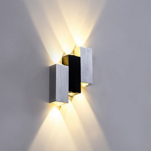Dekorative LED-Leuchte, 6 Treppen-Wandlampen und modernes Nachtlicht für den Innenbereich, hochwertige Lampe