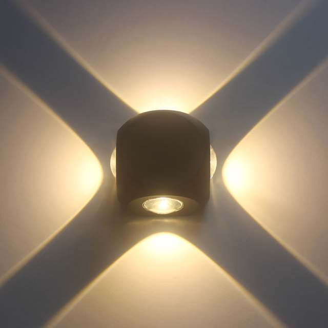 4W Led Wandleuchte Outdoor Led Wasserdichte Gebäude Außentor Balkon Garten Hof Wandleuchte