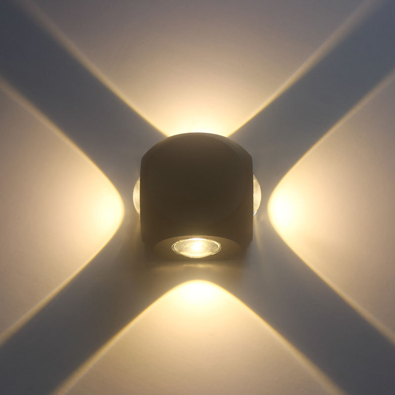 4W Led Wandleuchte Outdoor Led Wasserdichte Gebäude Außentor Balkon Garten Hof Wandleuchte