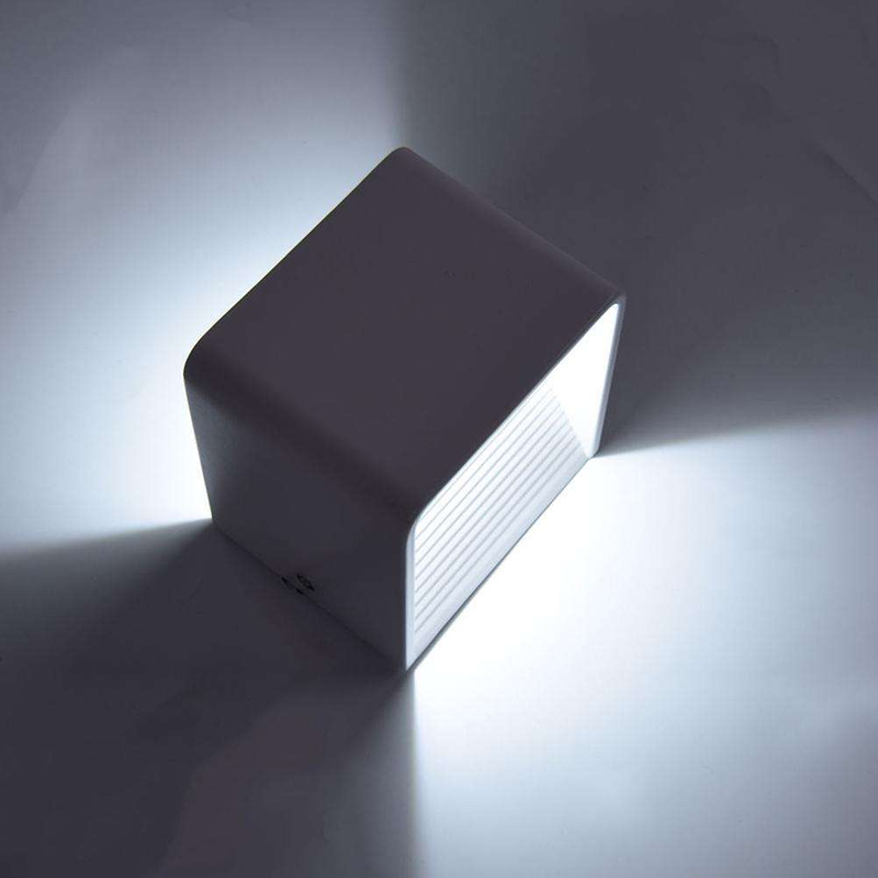 Cube CoB 6W LED Up And Down Wandleuchte AC85-265V Schlafzimmer Nachttisch Cube Wandleuchte Innen Aluminium Dekoration Beleuchtung Waren