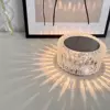 Rosen-Kristalllampe, USB-Aufladung, Geburtstagsgeschenk, ausgefallene Nachtlichter, dimmbare Tischlampe, intelligente Wandlampe, menschlicher Körper, Induktion