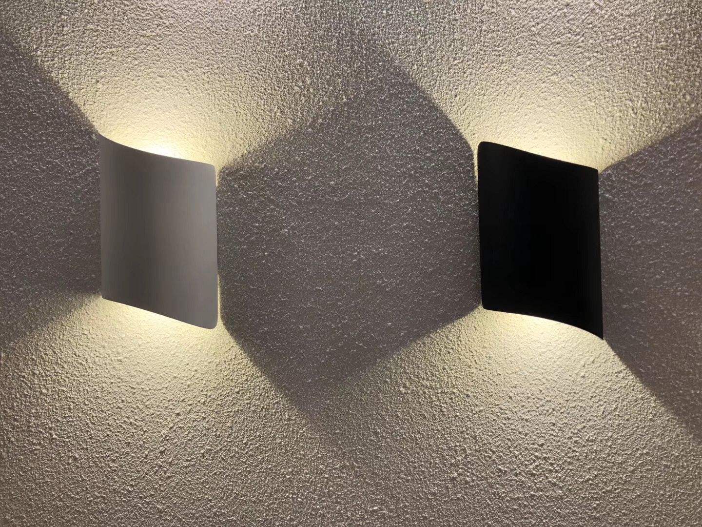 12w IP65 wasserdichte moderne LED-Lampe Fliesenwandlampe und dekoratives Nachtlicht Aluminium Indoor Outdoor Wandleuchten 