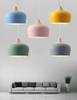 Nordic Esszimmer Kronleuchter Drop Deckenleuchten kreative LED-Deckeneinbauleuchten Schlafzimmer Arbeitszimmer Wohnzimmer Macaron Farbbar Lampe Innen Kronleuchter Lampe