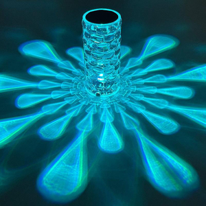 Luxus Acryl Moderne Transparente Led Touch Control Kristall Nachttischlampe Nachtlicht Wiederaufladbare Romantisches Abendessen Amazon