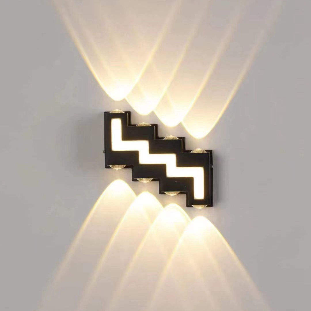 6W 12W Wasserdichte AC85-265V Oberfläche Montiert LED Wand Licht Moderne Nordic Leuchte Innen Wand Lampen Wohnzimmer Veranda im Freien