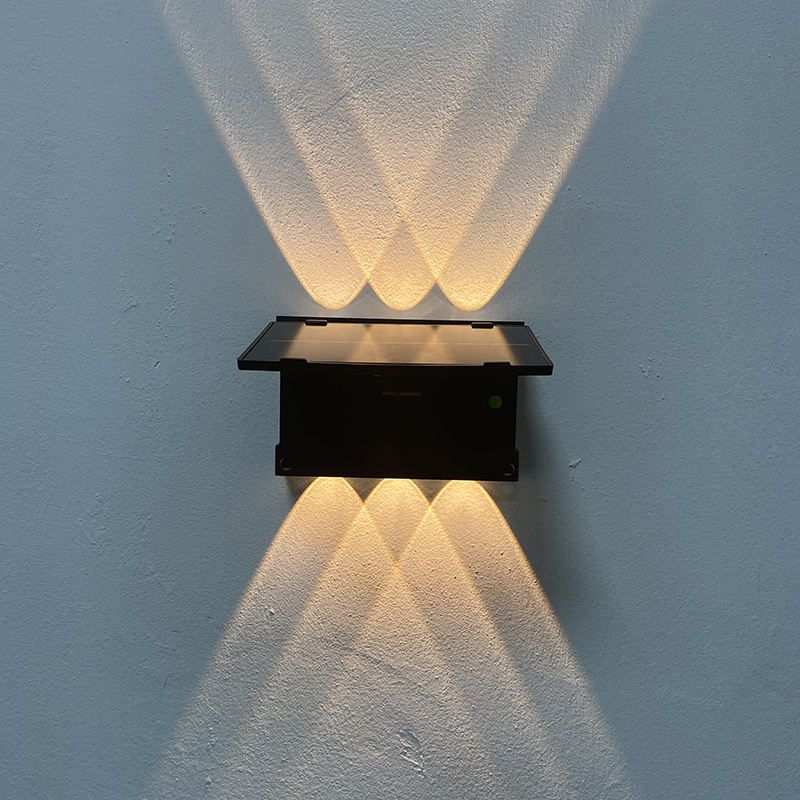 Kreative Garten Straße Hof IP65 Wasserdicht All In One Solar Panel Smart Motion Sensor Led Lampen Outdoor Wand Licht Solar