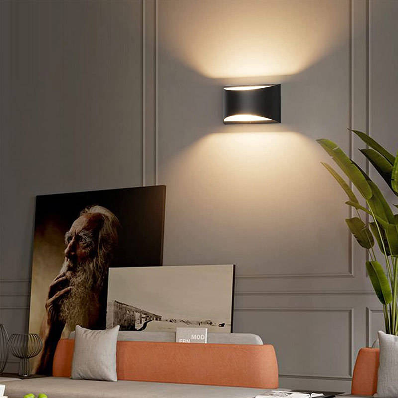 10W Up And Down Wandleuchten Gold Silber LED Aluminium Wandleuchte LED Wandleuchte für Schlafzimmer Wohnzimmer Flur Nebenbeleuchtung
