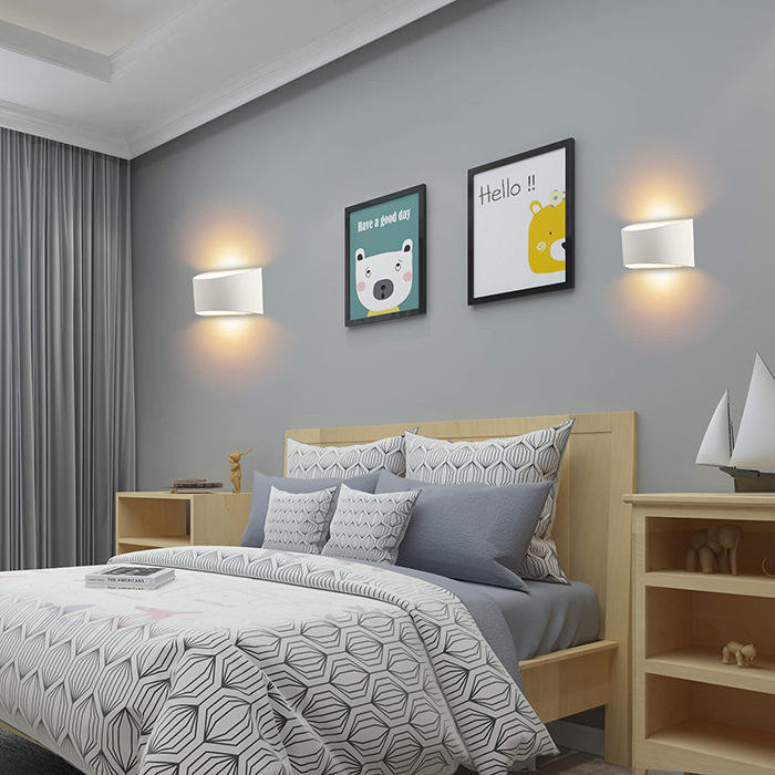 10W Up And Down Wandleuchten Gold Silber LED Aluminium Wandleuchte LED Wandleuchte für Schlafzimmer Wohnzimmer Flur Nebenbeleuchtung