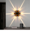Outdoor Garten Hotel Home Decor Fancy LED Wandleuchte Licht Multilaterale Glanz Landschaft Beleuchtung nach oben und unten Möbel Korridor