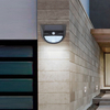 Lampe Solar-Außen-Solarlampen LED-Solarlampe Halbrunde Solar-Wandleuchte Außen-Solar-Wandleuchte