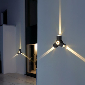 LED 6W/12W Im Freien Wasserdichte IP65 Wand Licht Veranda Garten Wand Lampe Innen Schlafzimmer Wohnzimmer Dekoration beleuchtung Lampe