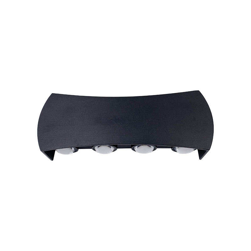 Moderne minimalistische Outdoor Indoor Hotel Gang Korridor Tür Innenhof Treppe Veranda LED wasserdichte Mond Wandleuchte Außenleuchten
