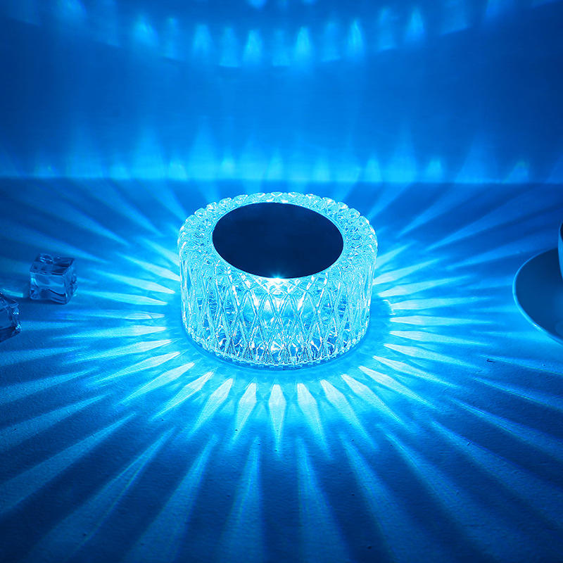 Rose Kristall Tischlampe Schlafzimmer USB Lade Nachttisch Romantisches Nachtlicht Touch Control Tischlampe Blütenblatt Atmosphäre Geschirr Innen Mehrfarbig