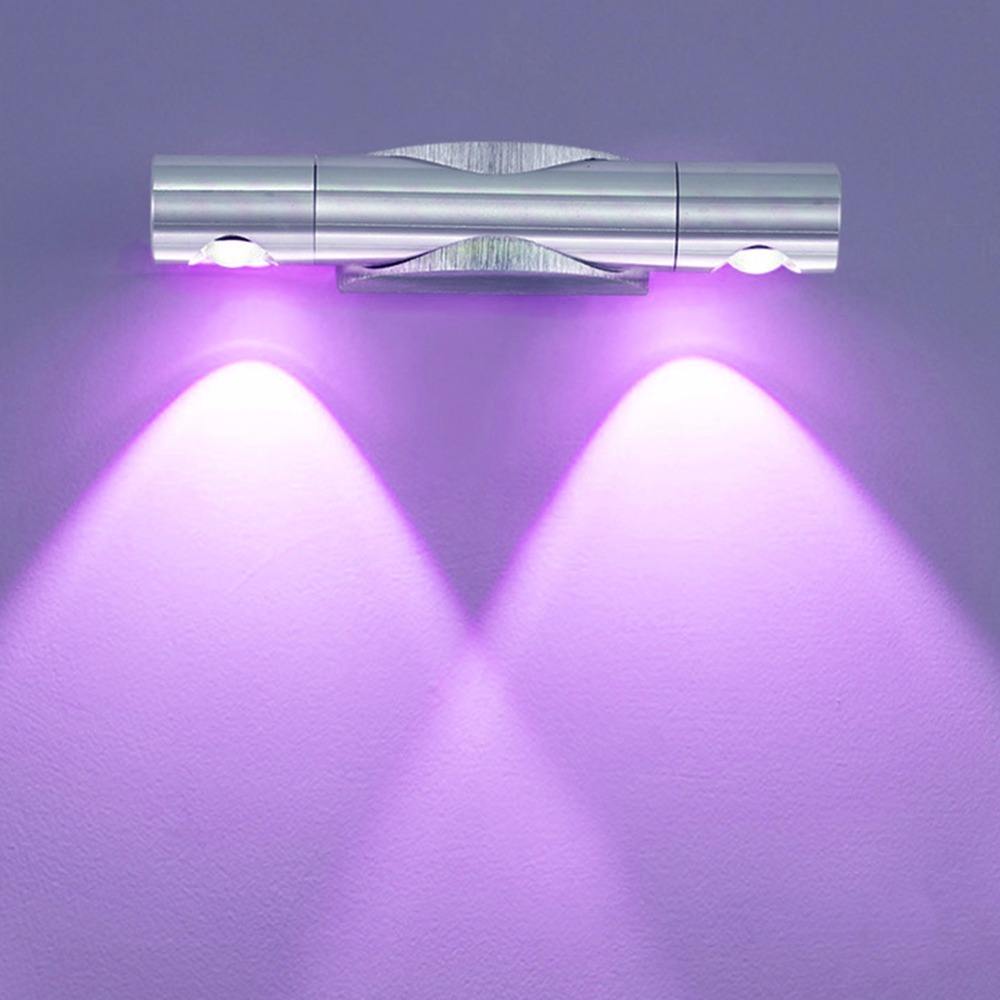 6W moderne Wandleuchte, 360-Grad-Drehung, LED-Wandleuchten, Lesewandlampe/Spiegelbeleuchtung, hohe Helligkeit