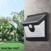 40 LED-Wand-Bewegungsmelder-Licht, Notfall-Außenlampe, LED-Solarlicht, Solar-Wandleuchte, LED-Solarlampe