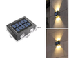 4LED nach oben und unten Solar Wandleuchte Außendekoration Garten Hof Haus Wandleuchte wasserdichte Solarleuchte Garten