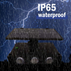 GISUN Neues Produkt, intelligente Lichtsteuerung, automatische Aufladung, 6 W RGB-Solar-Wandleuchte, wasserdichtes LED-Licht für den Garten