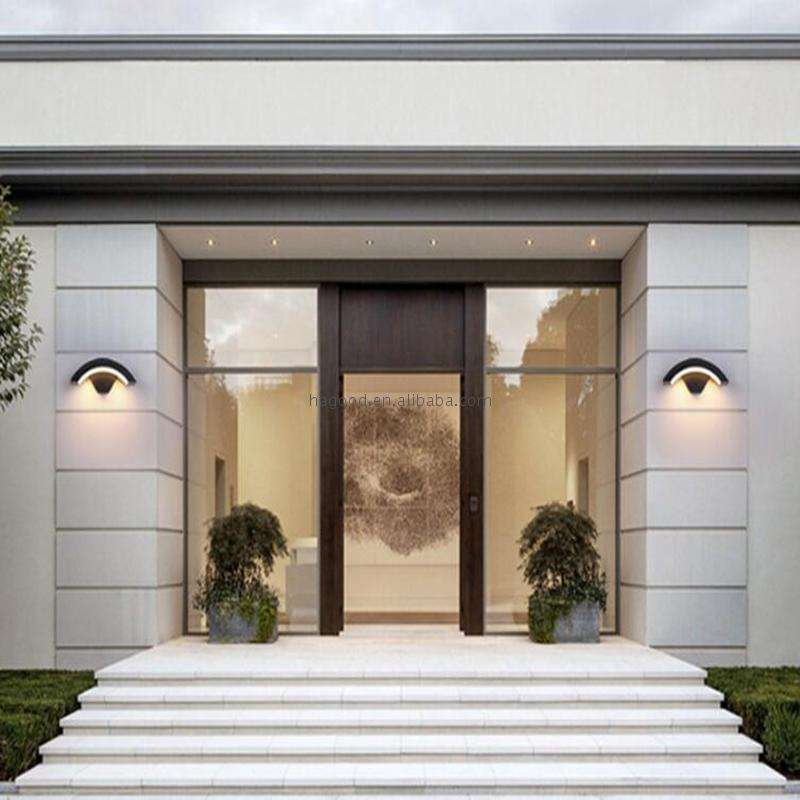 18W Outdoor Garten Lampe IP65 Outdoor Wasserdichte Wand Lampe LED Beleuchtung Aluminium Wand Lampe Heißer Verkauf Korridor Licht