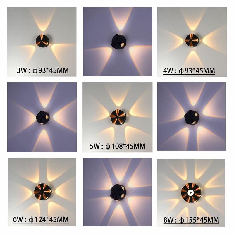 Led Wandleuchte Außenwandleuchte Moderne minimalistische kreative Hoteltechnik Lampe Wandleuchte Außen Einzigartige Nachtlichter Waren