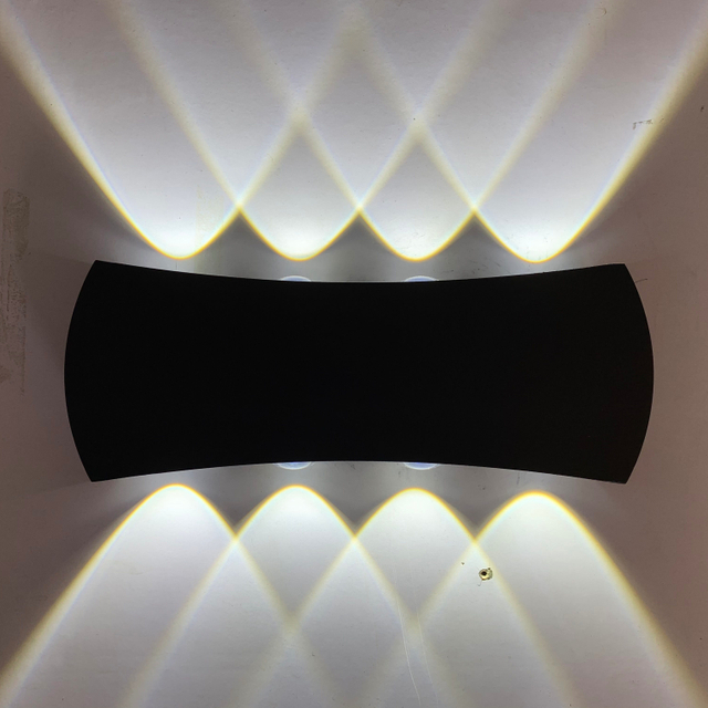 8W moderne minimalistische Outdoor Indoor Hotel Gang Korridor Tür Innenhof Treppe Veranda LED wasserdichte Mond Wandleuchte