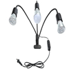 Grenzüberschreitende LED-Clip-Lampe, Einzelkopf, Doppelkopf, Dreikopf-Clip-Lampenfassung, E27, Universal-Lampenfassung mit Clip