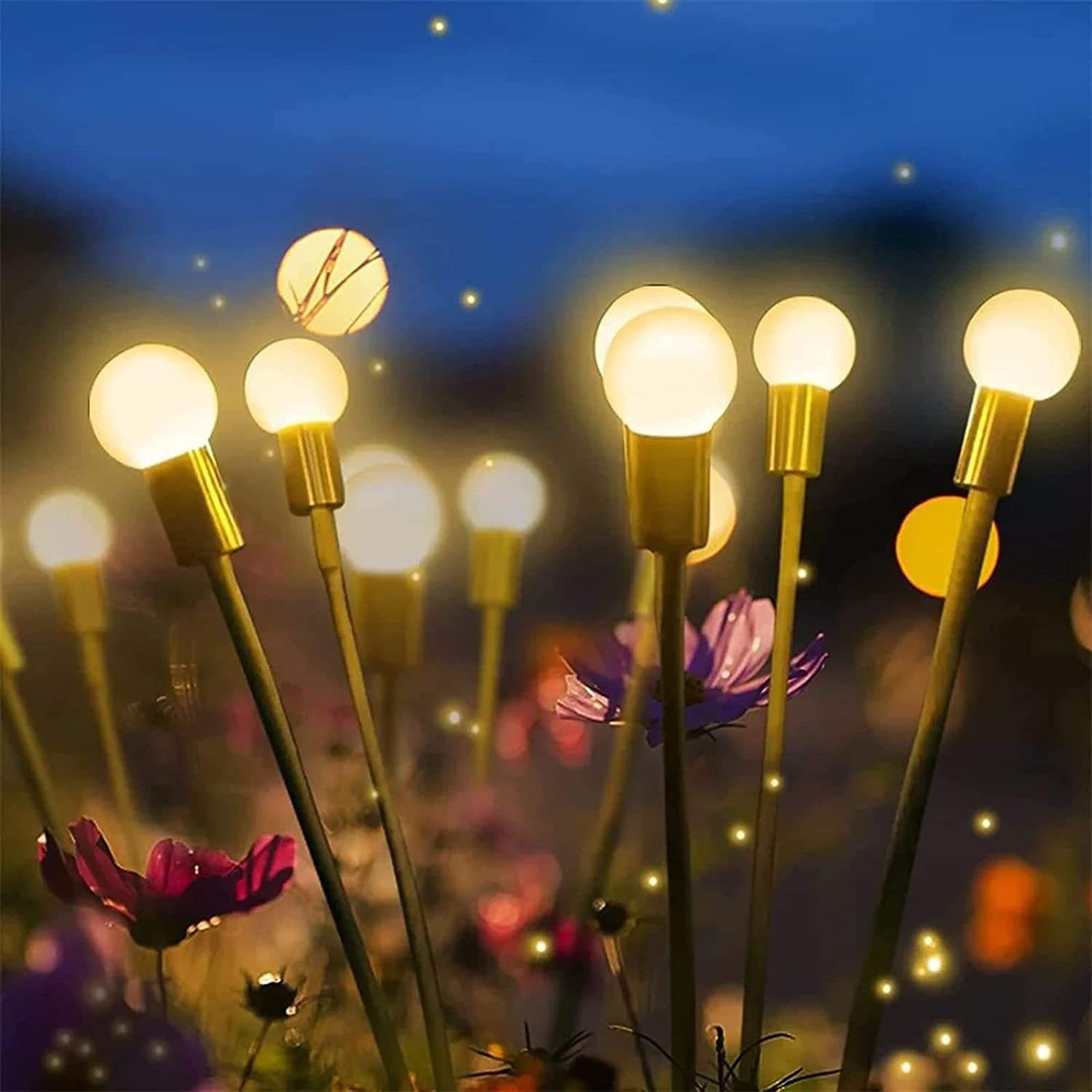 Solarlampe für den Außenbereich, Solar-Wandleuchten für den Außenbereich, Solar-Wandleuchten, Weihnachtsfeiertags-Außenpark-Resort-Dekoration, Stoff-LED-Weihnachtshof-Dekorationslicht