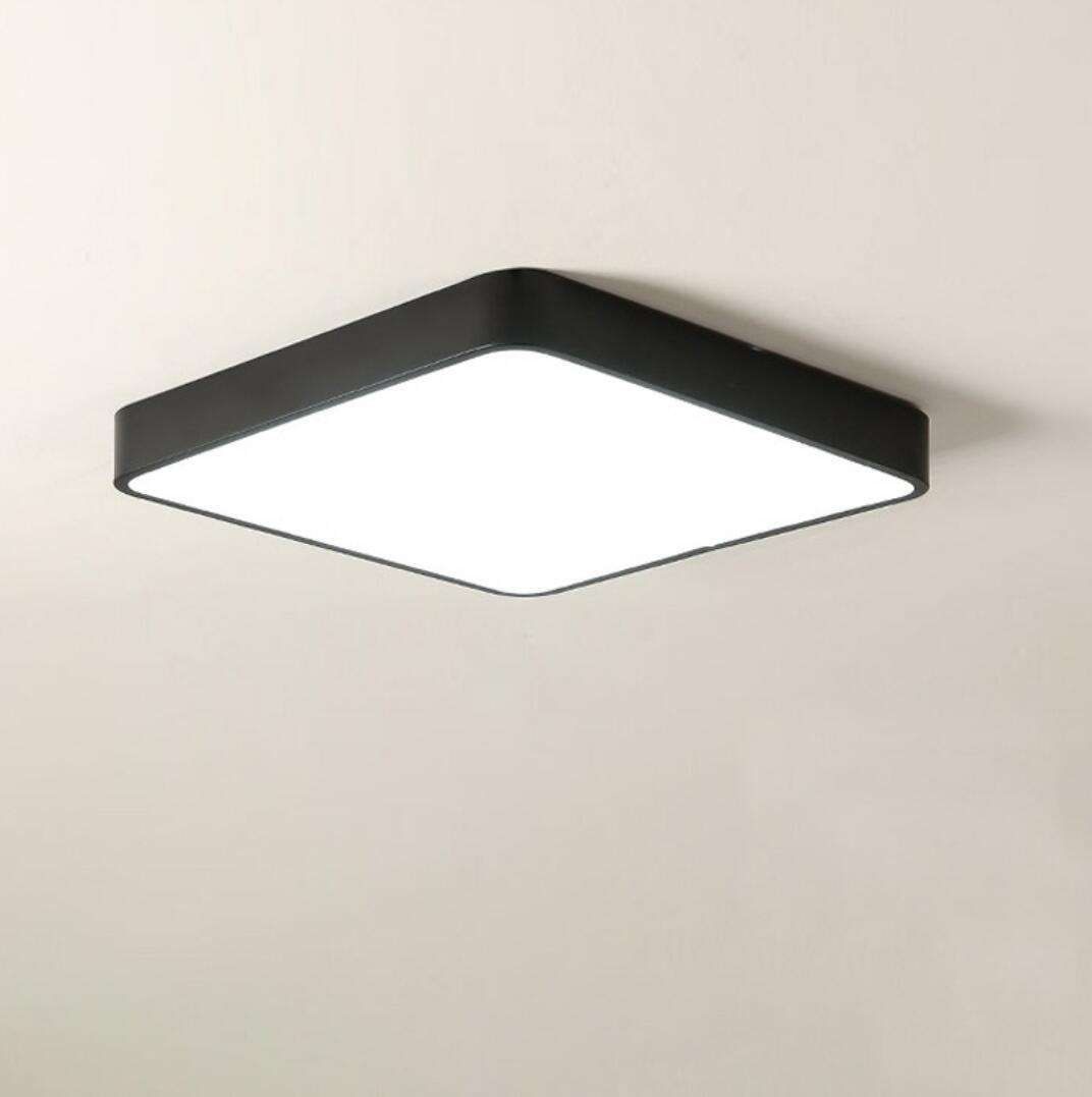 Moderne Aufputz-Schlafzimmer-Wohnzimmer-Hausbeleuchtung, runde rosa-schwarze Deckenleuchte, LED-Deckenleuchte, LED-Deckenleuchte