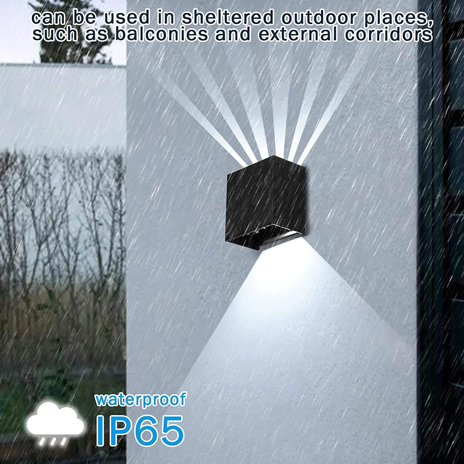 LED Wand Lampen IP65 Wasserdichte Outdoor/Indoor Treppen Beleuchtung A85-265V Up Down Licht Für Garten Wohnzimmer Wand hause Zimmer Dekor