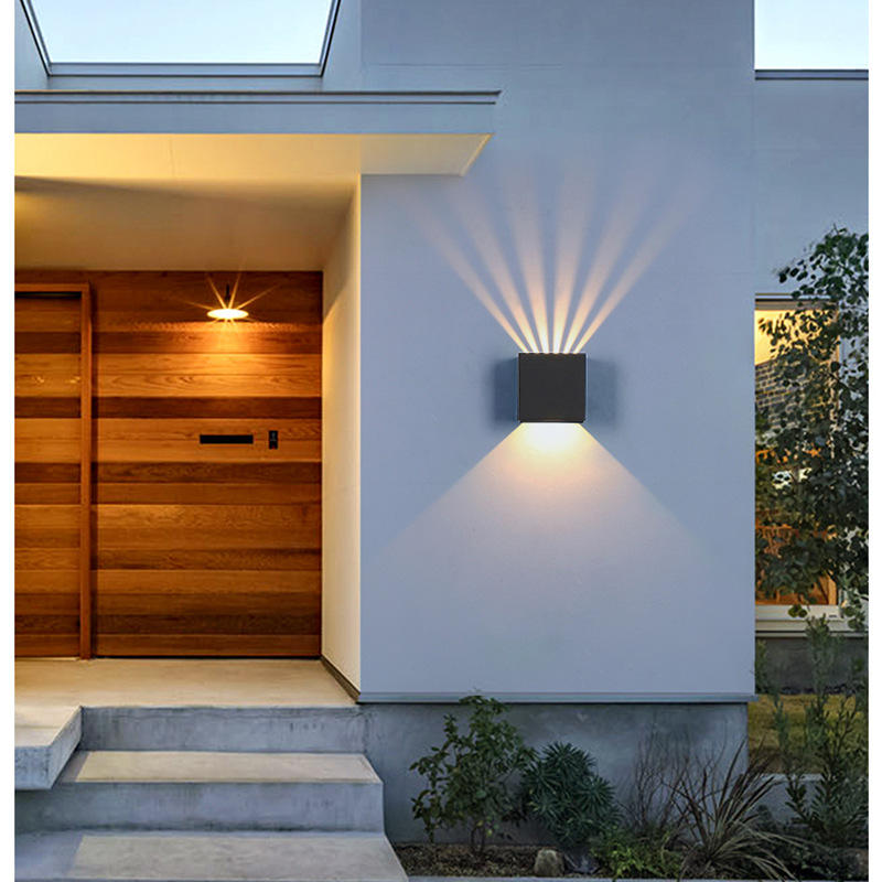 6W LED Wandleuchte Garten Wandleuchte IP65 Wasserdichte Außenleuchte Leuchte Hausdekoration Beleuchtung Korridor Ganglicht